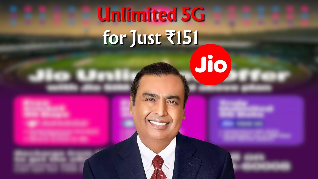 Jio  ₹151 Unlimited 5G Plan